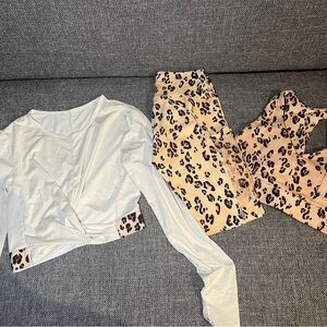 Leopard Print Activewear Set